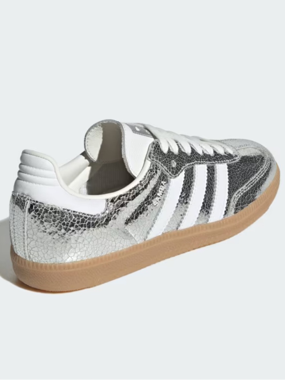 adidas Samba OG Silver Metallic / Cloud White / Core White - Picture 2 of 8